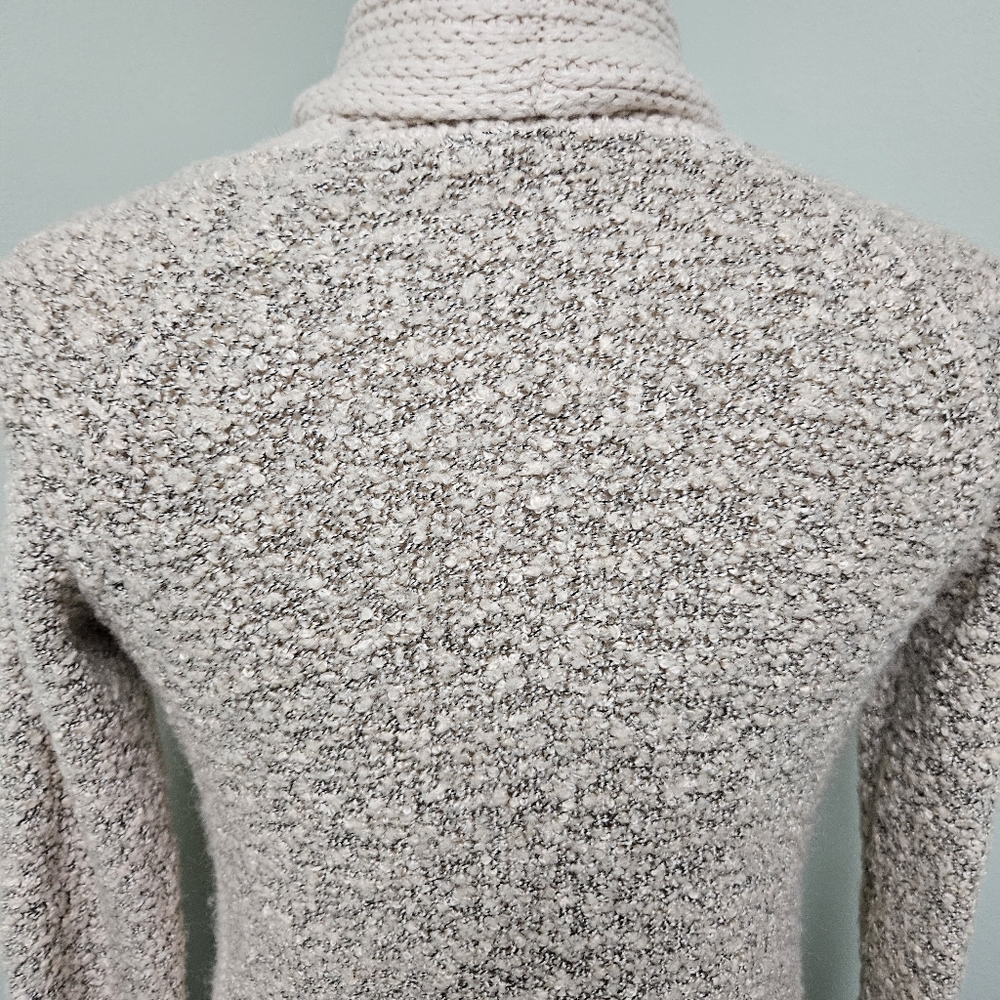 Candie's Cardigan Cream Neutral Sweater Minimalist Pockets XS - Picture 7 of 12